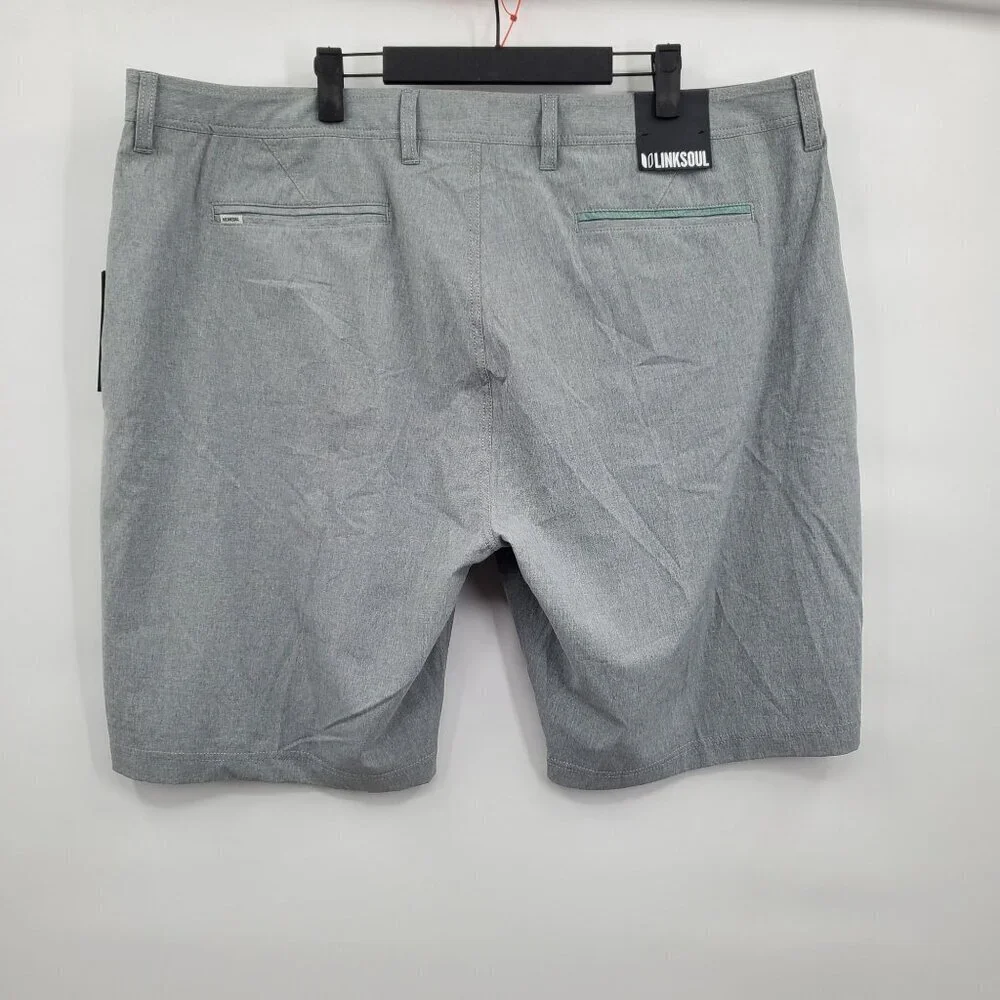 Linksoul Solid Boardwalker Shorts Men Size 40 NWT Land & Sea Lightweight